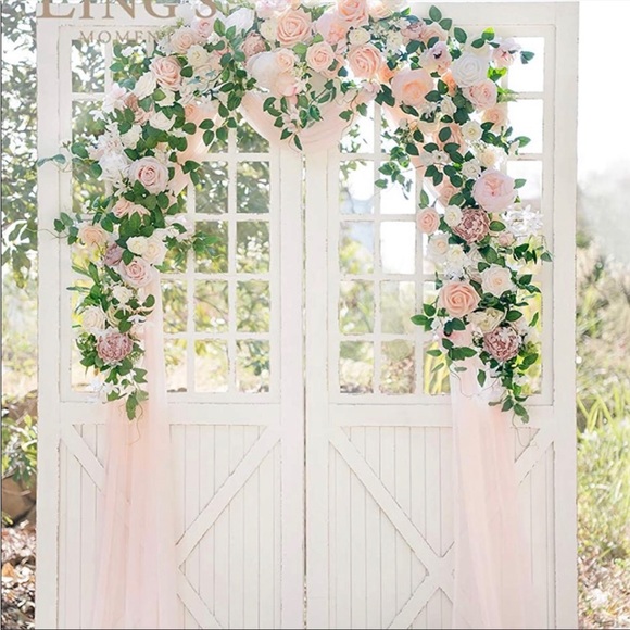 Lings Moment Party Supplies Lings Moment Silk Wedding Arch Flowers